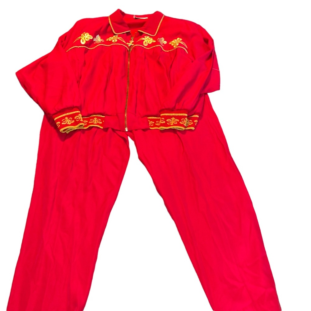 Talk Of The Walk Atlantic City Women’s 2 Pc Pant Set Size XL Vintage Made In USA